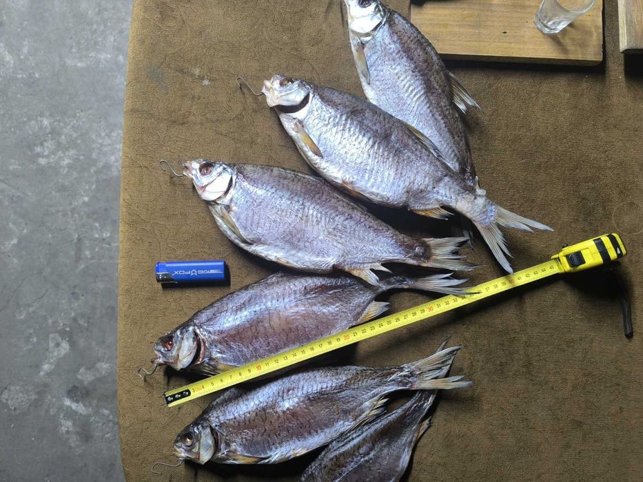 Вяленая густера,плотва,чехонь, подлещик