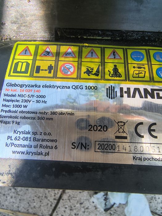 Glebogryzarka Handy na części, Krysiak