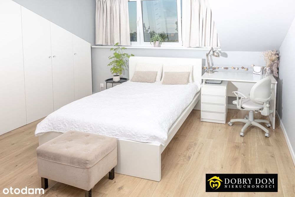Duże, dwupoziomowe mieszkanie wśród zieleni