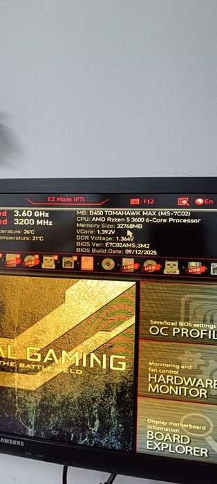 Pamięć RAM DDR4 32gb HyperX Fury RGB 2x16gb  3200mhz