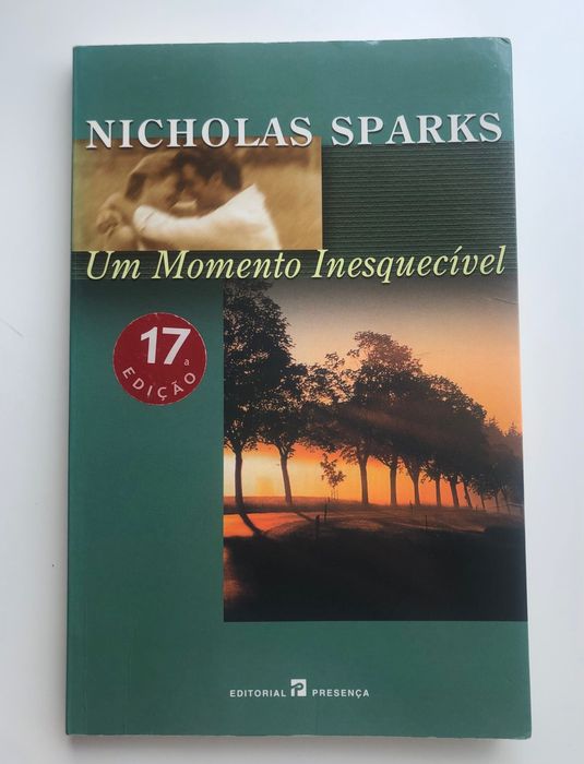 Livro "Um Momento Inesquecível" de Nicholas Sparks (Portes Grátis)