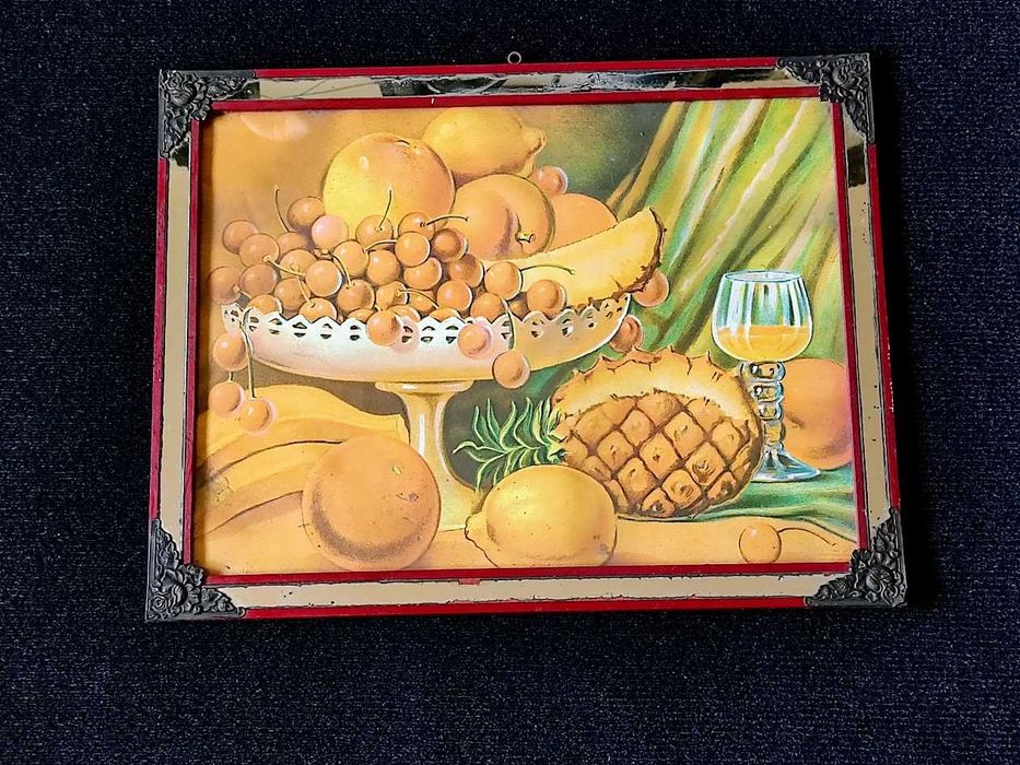 Quadro antigo natureza morta