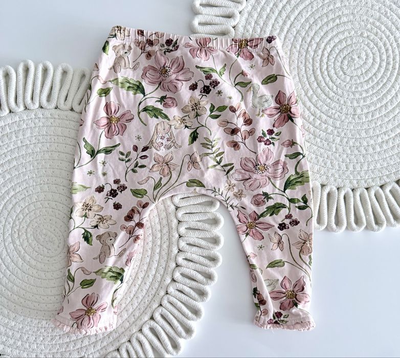 Leginsy r.74 next kwiaty legginsy dziewczynka