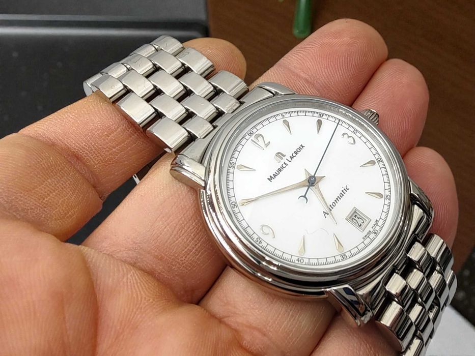 Maurice Lacroix Pontos 68775 Automatic szafirowe szkło Perf. stan!