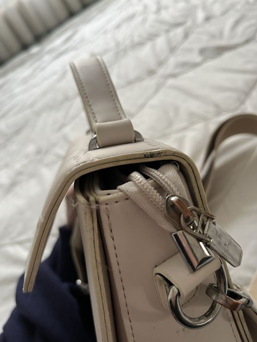 Сумка клатч в молочному кольорі