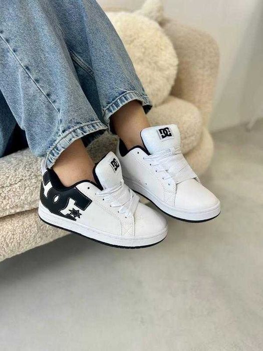 !SALE! DC Shoes Court Graffik White Black 40 41 42 43 44 45 дс белые