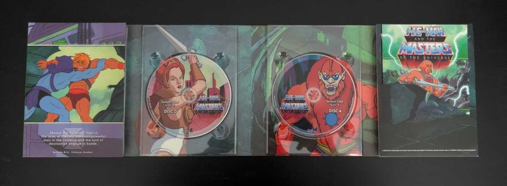 He-Man and the Masters of the Universe - Complete Series 1 & 2 - 24 DVD - Digipak