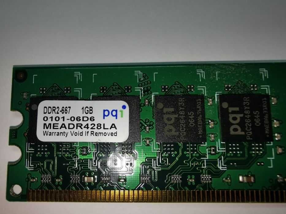 Плата памя'ті (ОЗУ) PQI DDR2 1 Gb 667 MHz