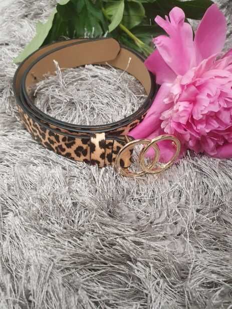 Pasek wzór panterka AP0001