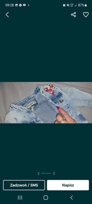 Jeans kurtka Myszka 98
