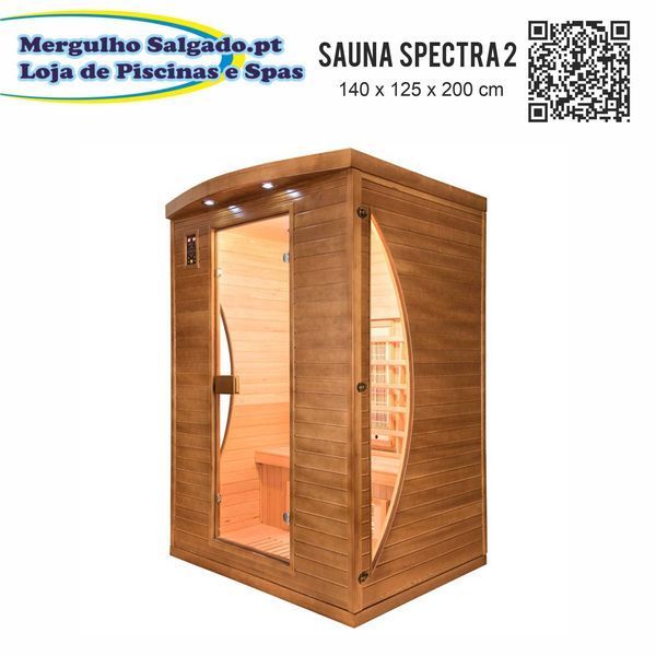 Sauna de infravermelhos compacta e fácil de usar!
