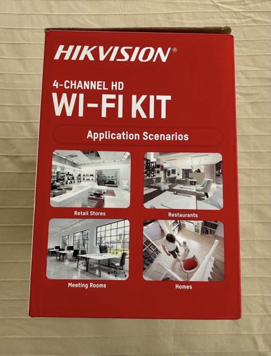 Kit 4 camaras de segurança  HIKVision