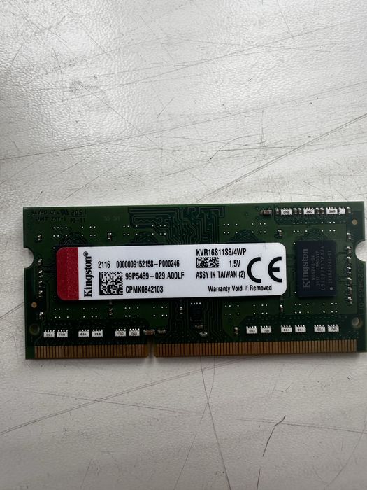 Оперативня памать 4 Gb DDR3 для ноутбука Кингстон