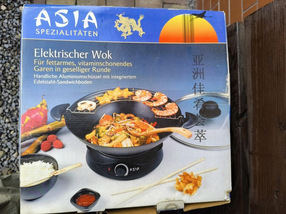 Elektryczny Wok ASIA Spezialitäten – NOWY, nieużywany
