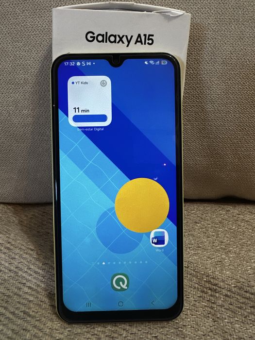 Samsung a15 novo com fatura