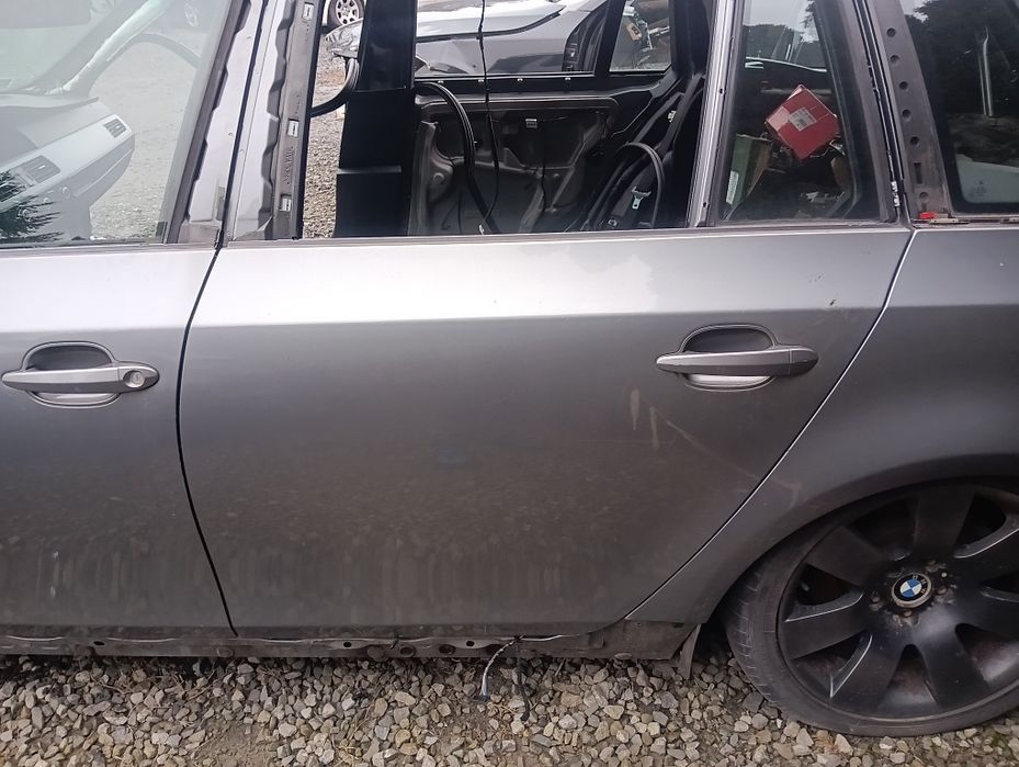 BMW E60 E61 DRZWI PRawa lewa PRZOD TYL prawe lewe A52/7 spacegrau