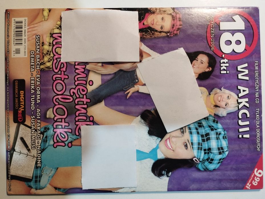 Pamiętniki Nastolatki 18-tki w akcji CD 1/2006 # VCD porno