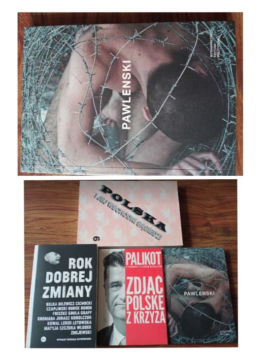 Książki x 4 :Palikot, Rok Dobrej Zmiany, Pawlenski , Polska