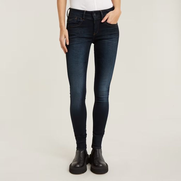 G-star raw spodnie jeansowe damskie granatowe rurki 32/34 7fa