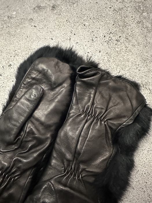Rękawiczki damskie skórzane Moncler