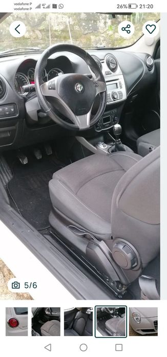 Vendo Alfa Romeo Mito 1.3 de cor Branca