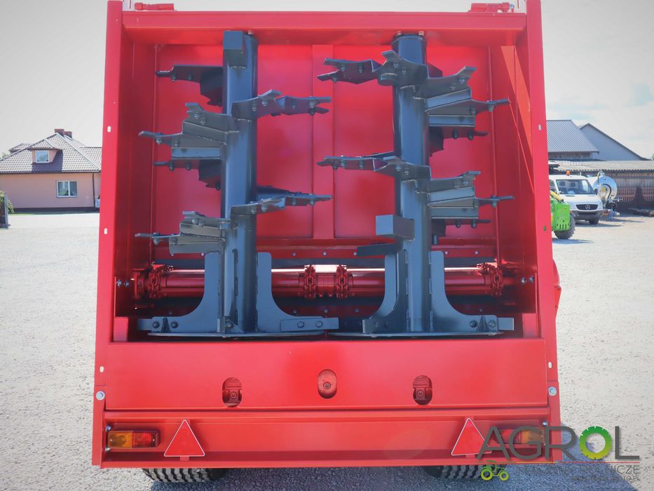 Rozrzutnik obornika 8 ton Rol-Trans Pronar adapter pionowy 2 bębnowy
