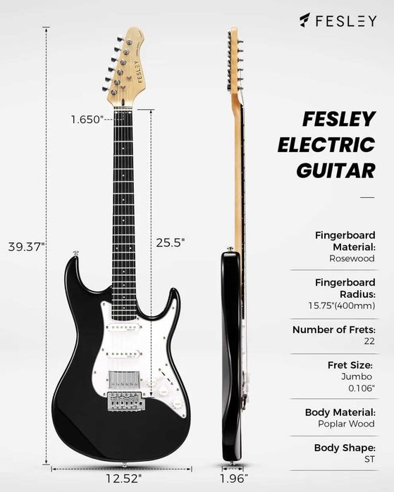 Електрогітара Fesley FST100 (комплект)