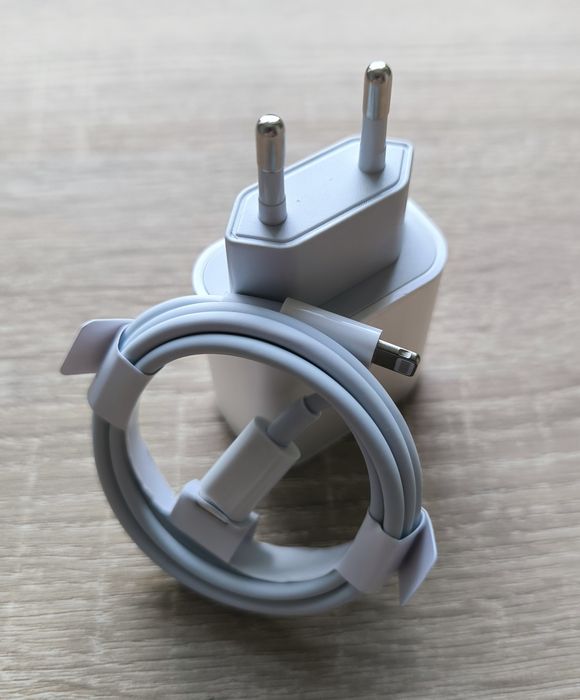 NOWY Zestaw Ładowarka do iPhone 20W + kabel Lightning 1m