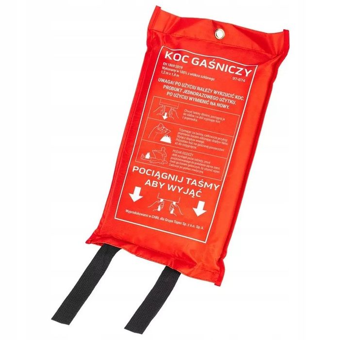 koc gaśniczy szklany 1.2m x 1.8m do 500 stopni c 97-674 neo