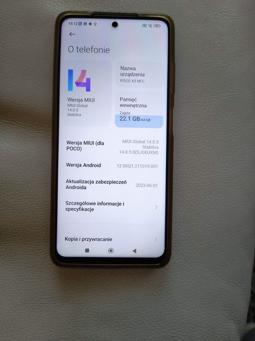 XIAOMI POCO X3 NFC, stan idealny.
