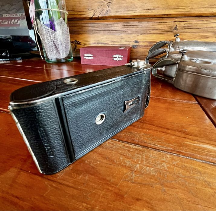 Antiga maquina fotografica Voigtlander