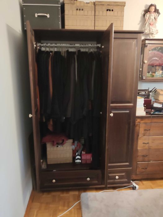 Drewniana Szafa trzydrzwiowa.  Drewno nie płyta !