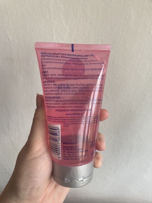 Nivea micellair skin breath micelarny żel do twarzy