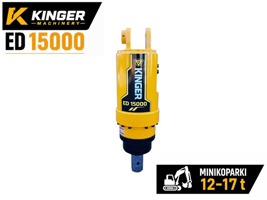 Wiertnica hydrauliczna świder do koparki ładowarki teleskopowej CAT JCB Manitou Merlo Magni KINGER ED15000