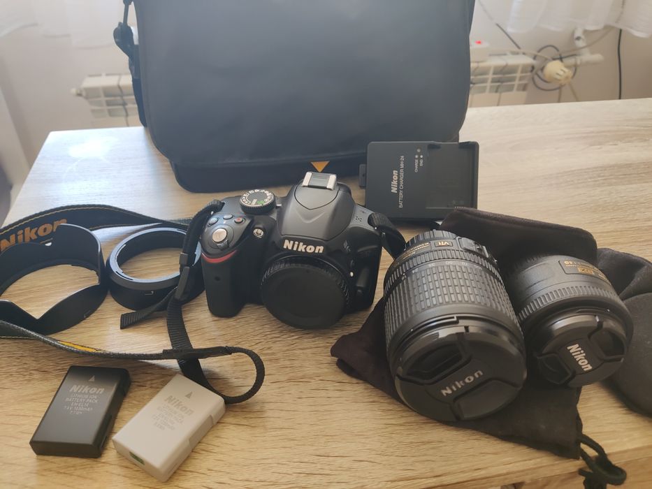 Nikon D3200 + 2 obiektywy – kompletny zestaw
