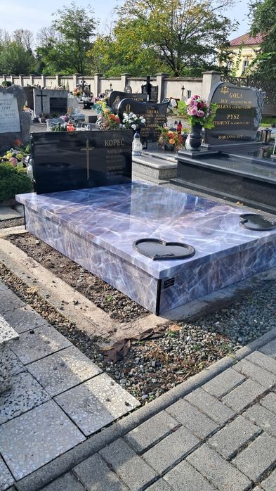 Nagrobki kompozytowe podwójne 3399 zł z montażem - Promocja
