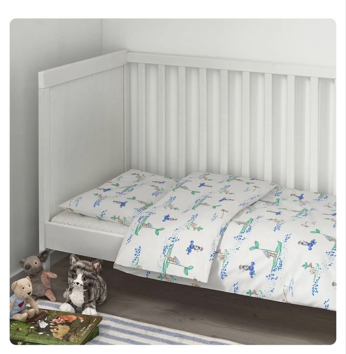 Ikea Komplet Pościeli Dziecięcej 110x125