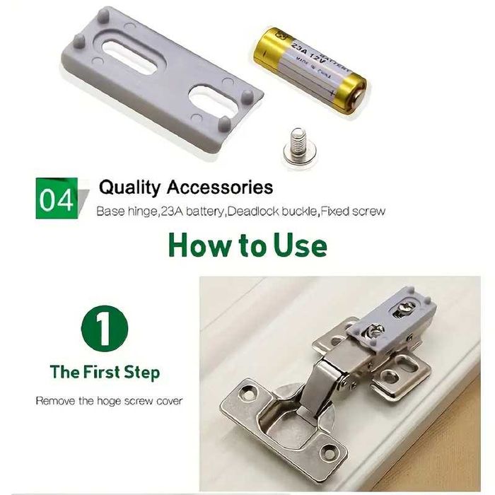 Oświetlenie do szafek LED - na zawiasy