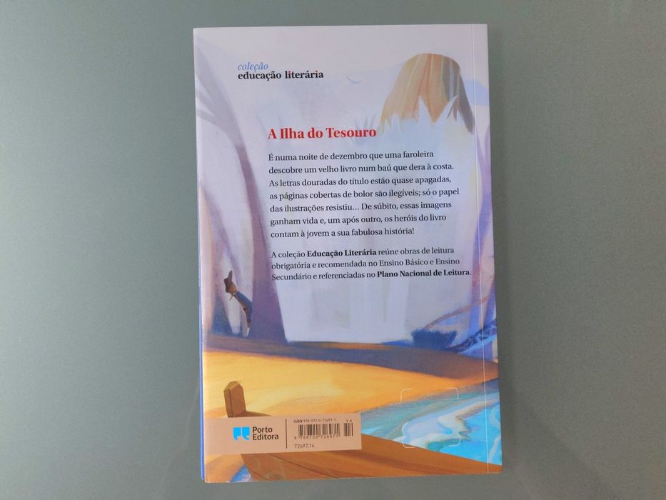 A Ilha do Tesouro de Robert L Stevenson do Plano Nacional de Leitura