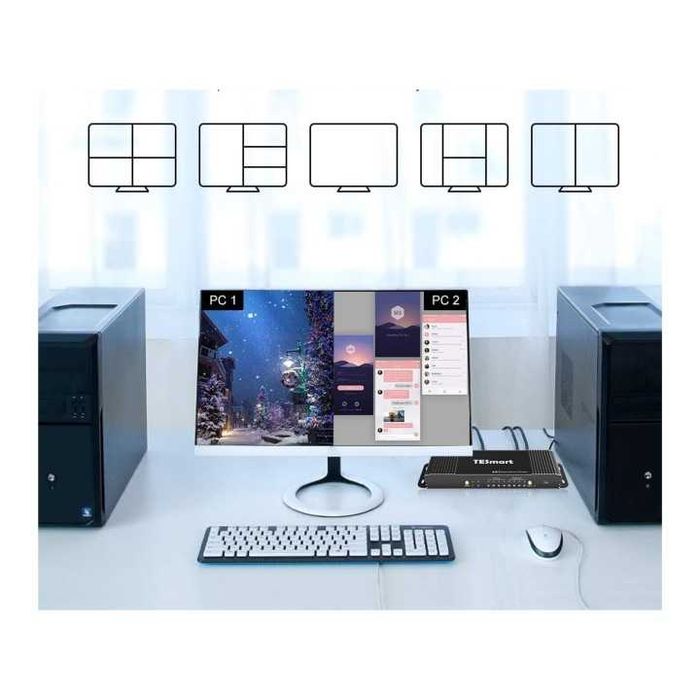 Przełącznik HDMI 4k TESmart