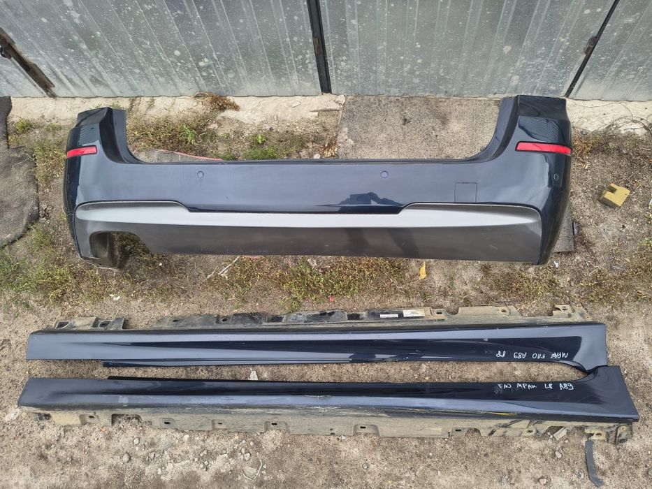 Progi nakładki M-pakiet BMW F10 F11 Seria 5 A89 Czarne Lewa Prawa Wysyłka