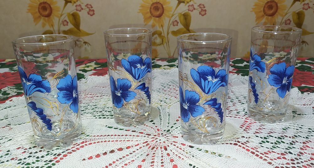 Нові склянки, товсте скло.