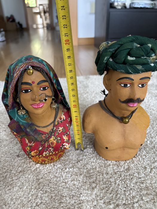 Estatuetas Casal Rajasthani