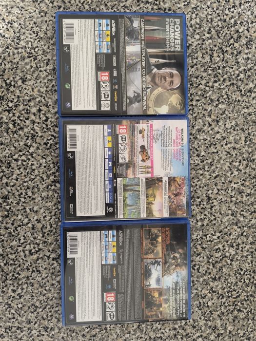 Far cry new dawn/Call of duty black ops 3/Call of duty advance  warfar