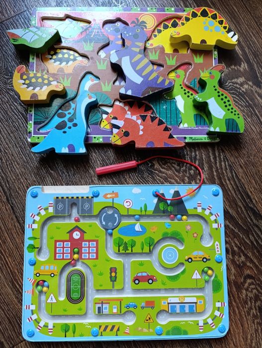 Playtive Магнітний транспорт лабіринт Динозаври фігурки іграшки дитячі