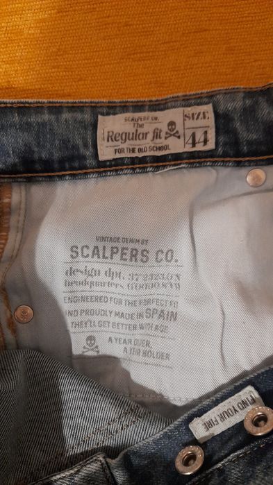 Calças de ganga homem scalpers. Tamanho 44.