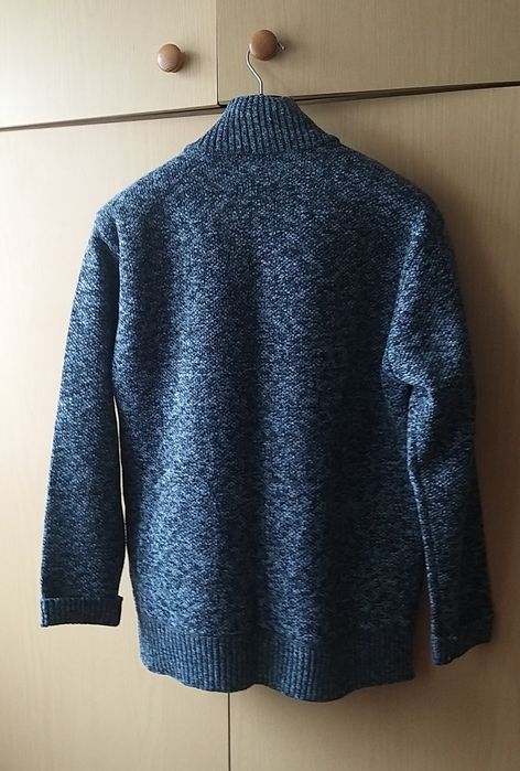 Męski sweter ocieplony  polarem hybrydowy L nowy