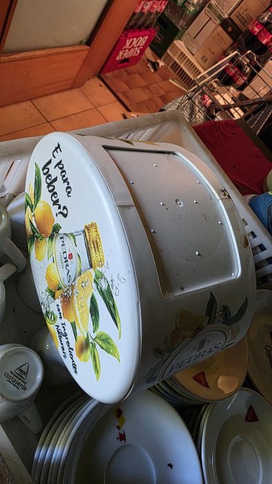 Guardanapeiro usado