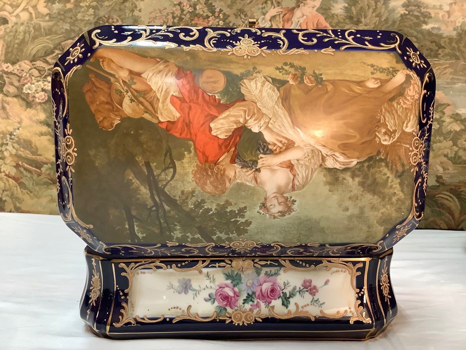 COFRE PARA JÓIAS EM PORCELANA