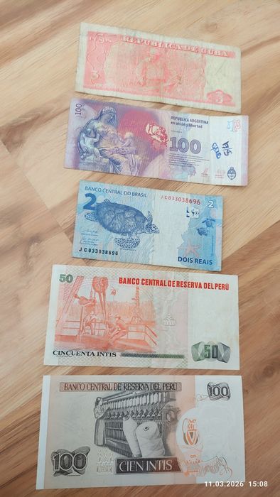 Banknoty Ameryki południowej
